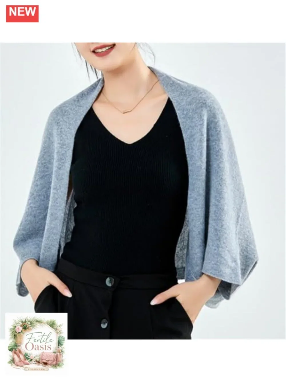 Womens Shawls Wraps Poncho Cape Cardigan Open Front Blanket Sweater Warm Coat
